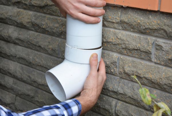 Drainage Downspout Repair in Reston