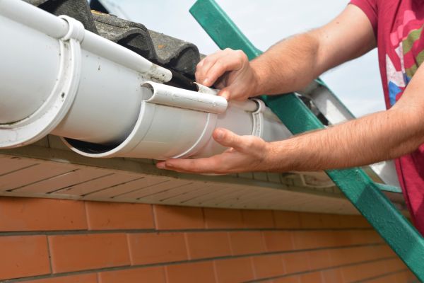 Large Gutter Repair in Reston