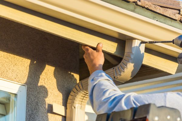 Aluminum Rain Gutter Service in Reston