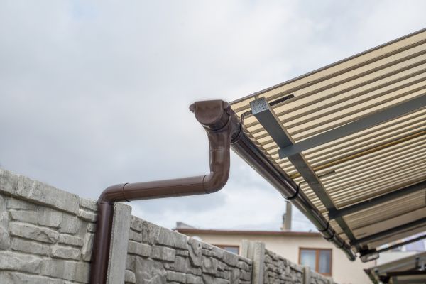 Plastic Downspout Installation in Reston